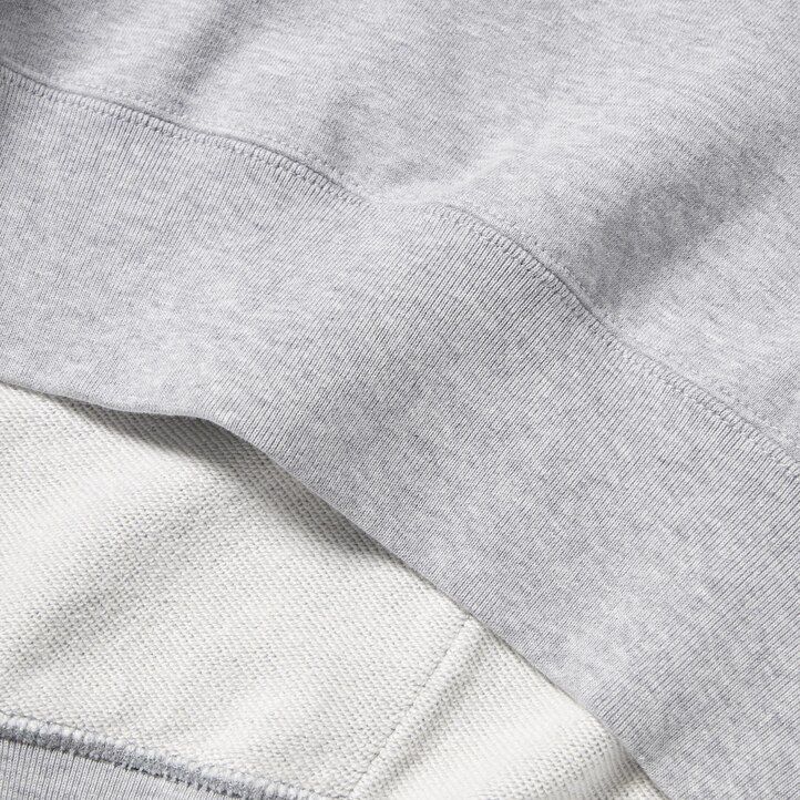 mens uniqlo sweat zipped hoodie grey