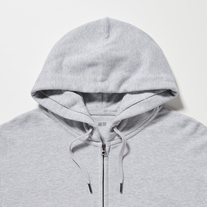 uniqlo sweat zipped mens hoodie blue
