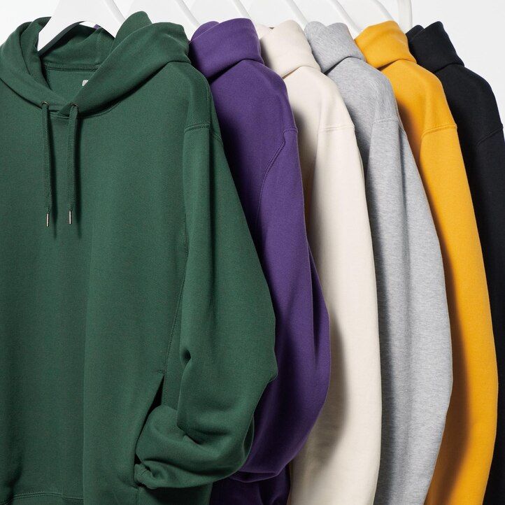 uniqlo sweat pullover mens hoodie black