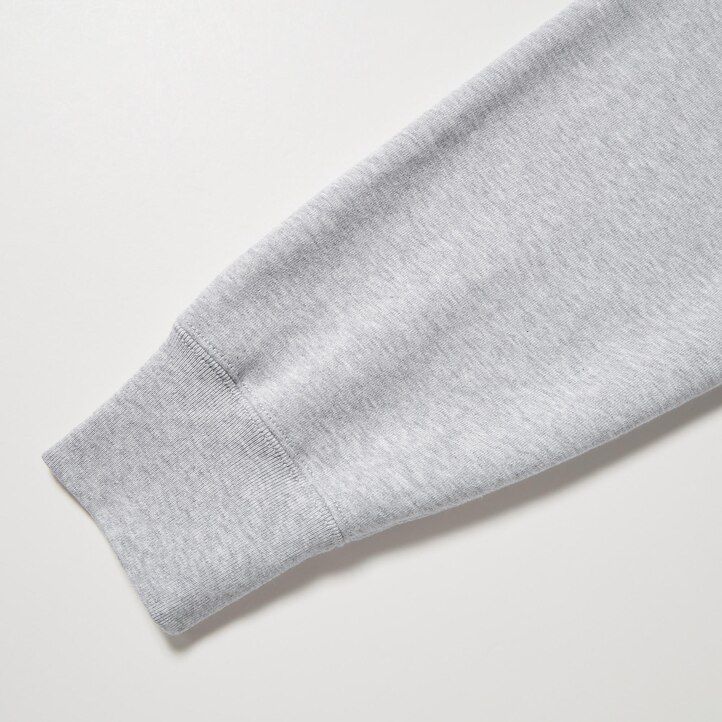 black mens uniqlo sweat zipped hoodie