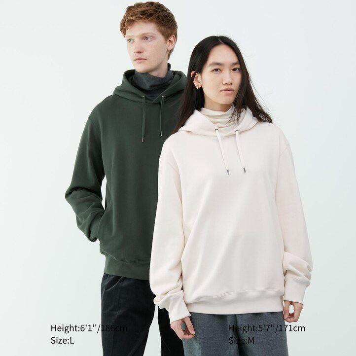 uniqlo sweat pullover mens hoodie grey