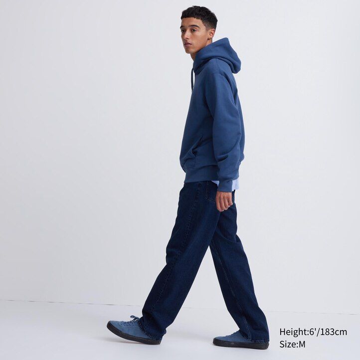 uniqlo sweat pullover mens hoodie grey