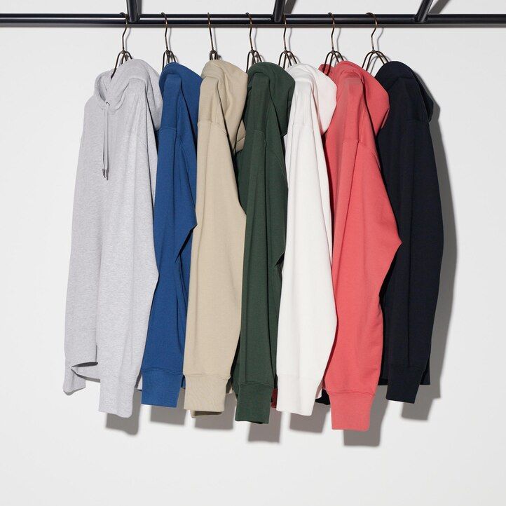 uniqlo sweat pullover mens hoodie grey