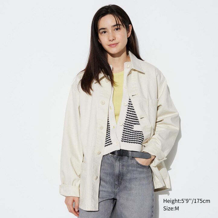 mens uniqlo utility jackets brown