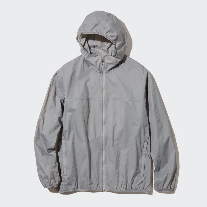 uniqlo uv protection pocketable mens jackets orange