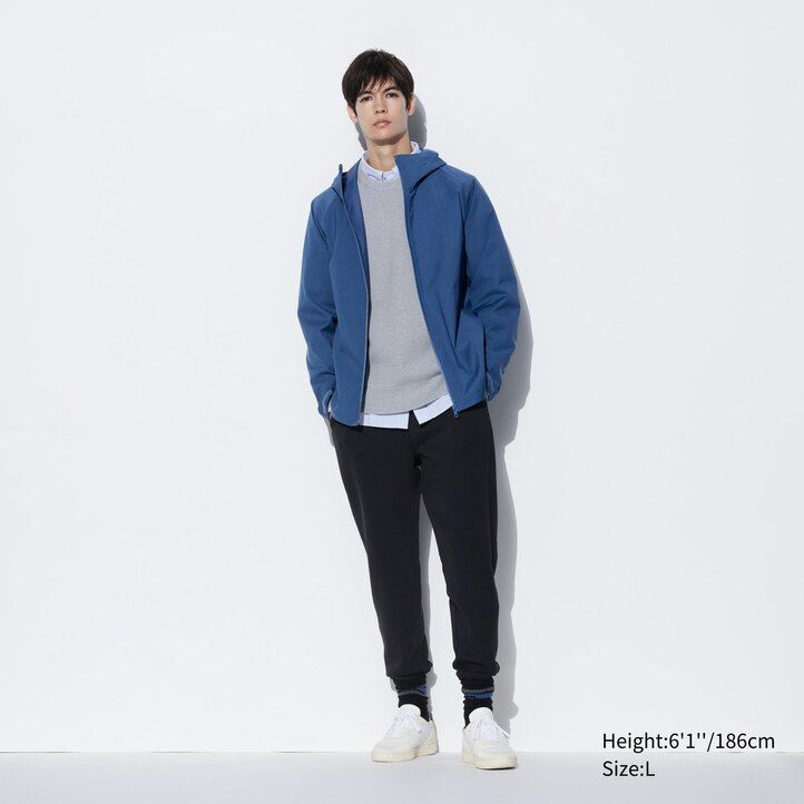 black uniqlo blocktech 3d cut mens jackets free shipping