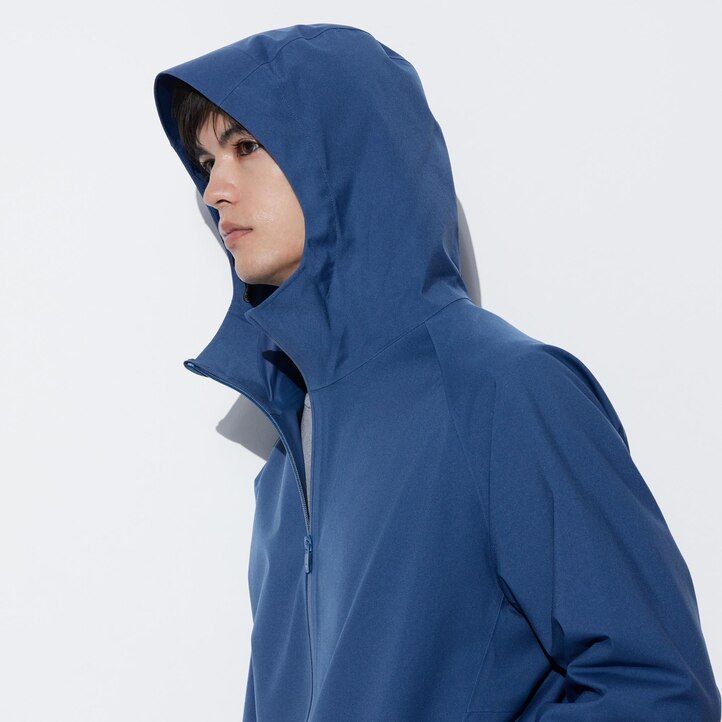 black uniqlo blocktech 3d cut mens jackets free shipping