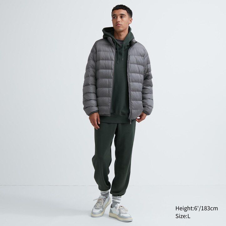 blue mens uniqlo ultra light down 3d cut quilted jackets free shipping