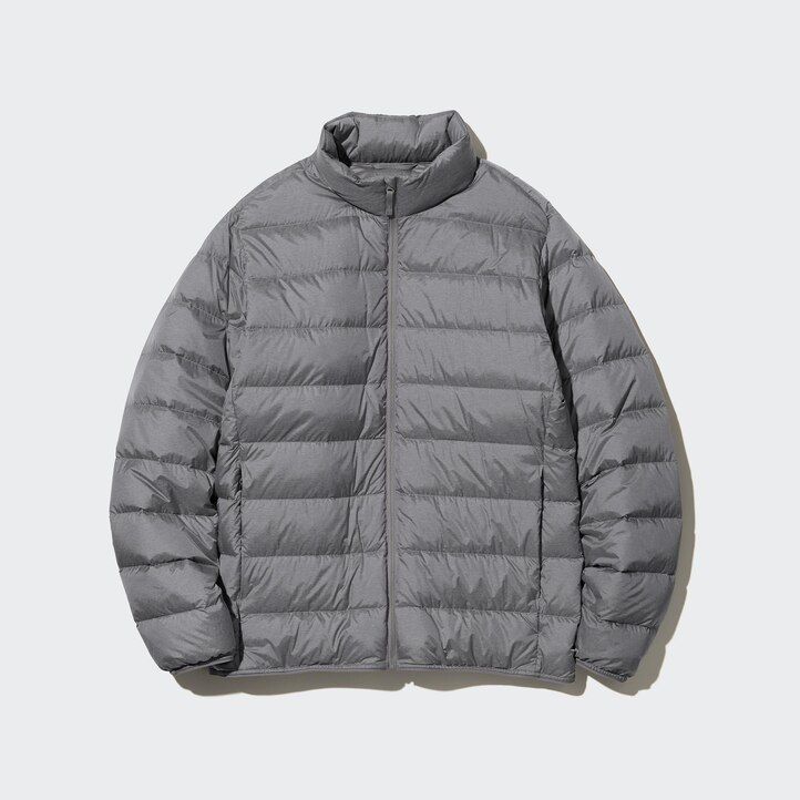 blue mens uniqlo ultra light down 3d cut quilted jackets free shipping