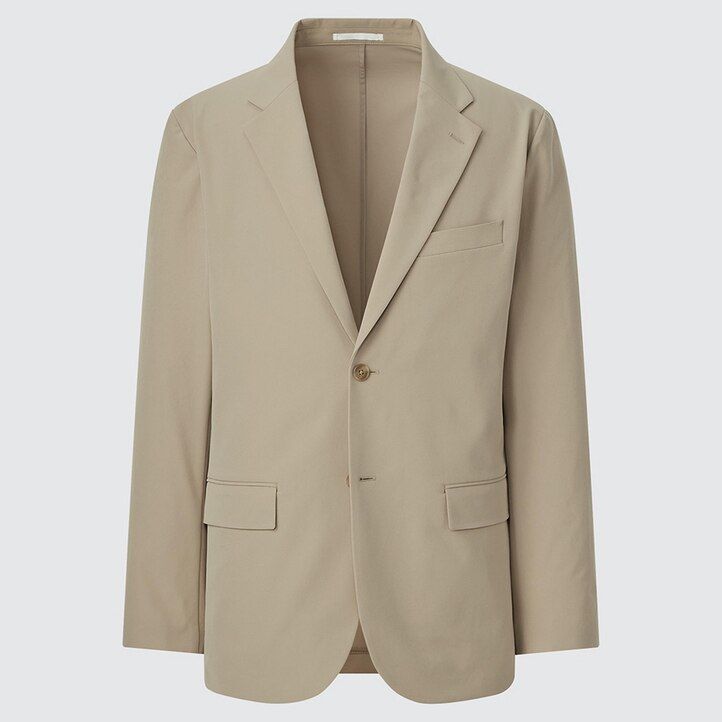 beige mens uniqlo airsense ultra light jackets
