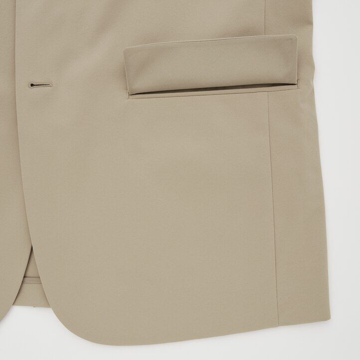beige mens uniqlo airsense ultra light jackets