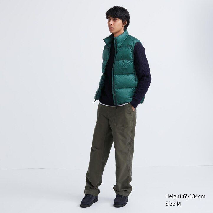 mens uniqlo ultra light down jackets red