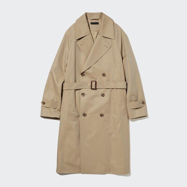navy mens uniqlo trench jackets