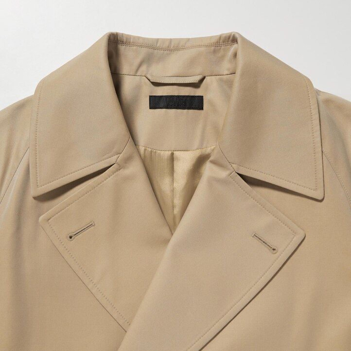 navy mens uniqlo trench jackets