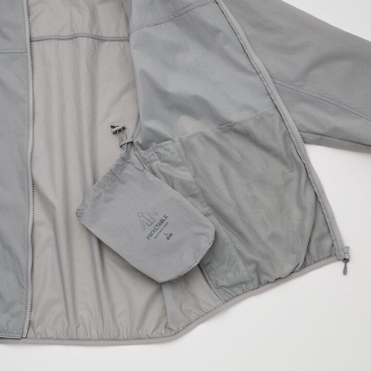 mens uniqlo uv protection pocketable jackets navy