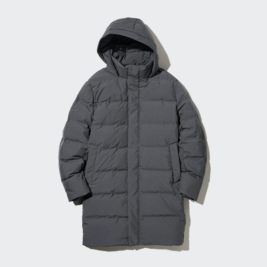uniqlo seamless down mens jackets grey