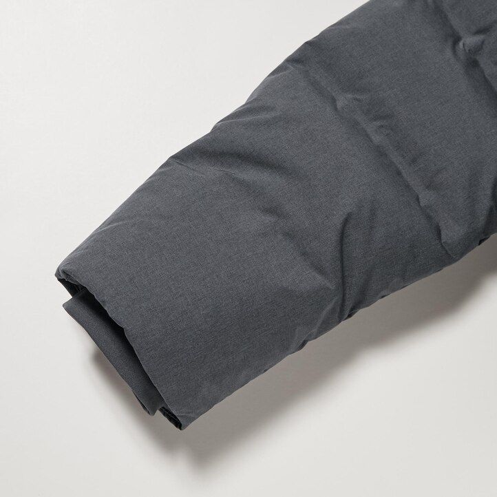 uniqlo seamless down mens jackets grey