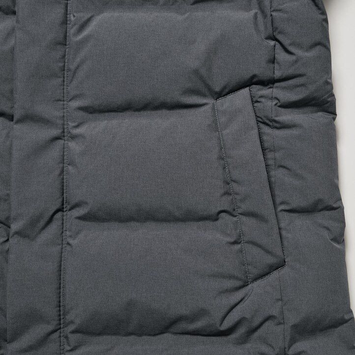 uniqlo seamless down mens jackets grey