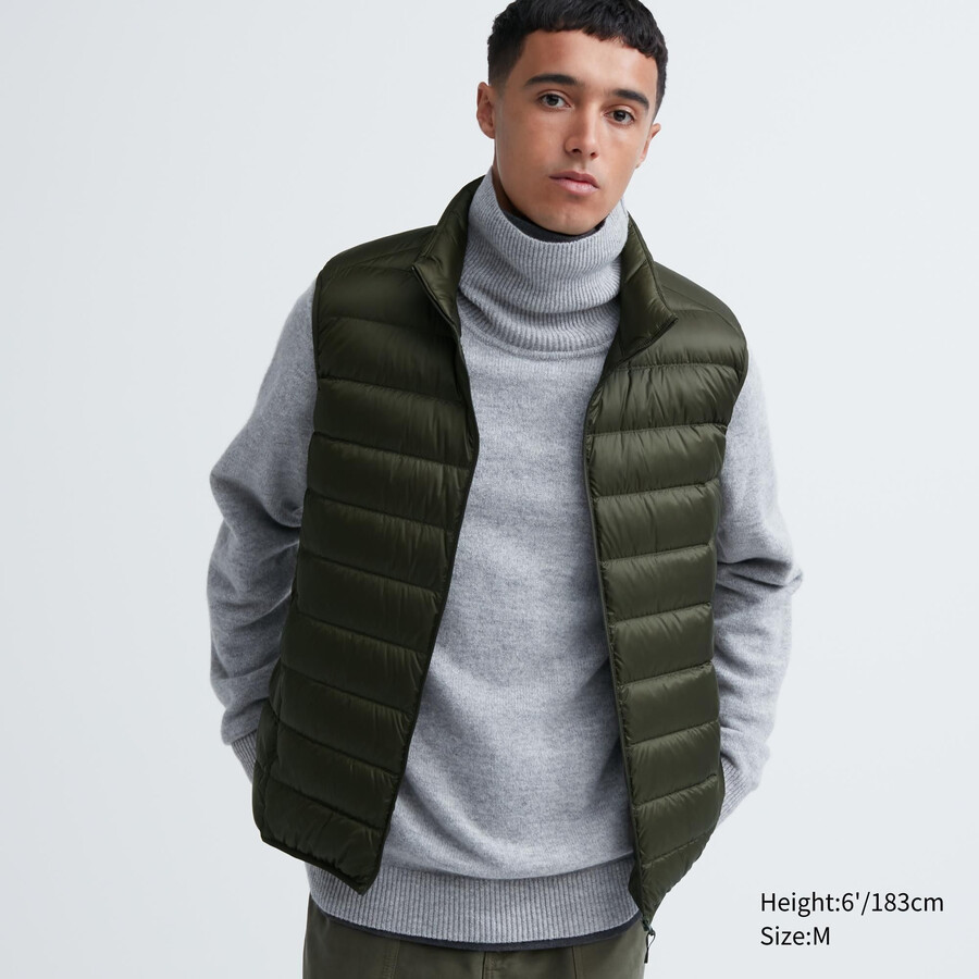 uniqlo ultra light down quilted mens jackets olive