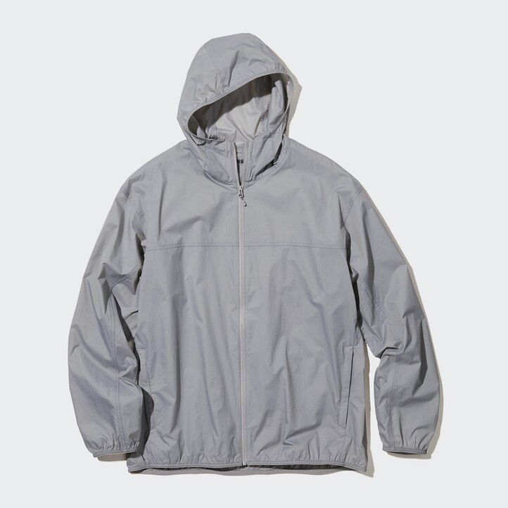 orange mens uniqlo uv protection 3d cut pocketable jackets