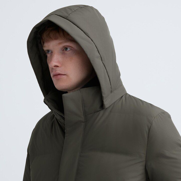 uniqlo seamless down mens jackets olive