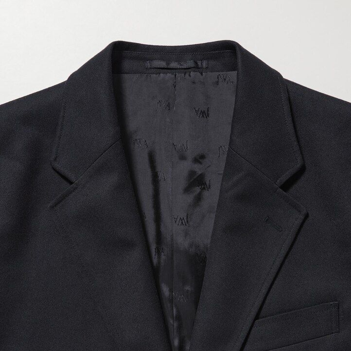 mens uniqlo tailored jackets navy