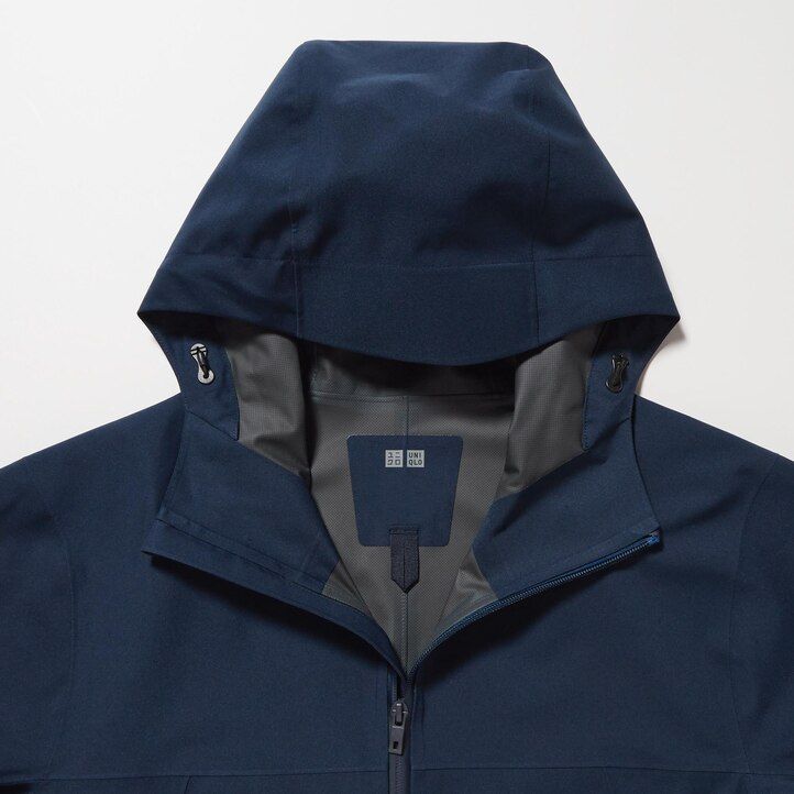 olive uniqlo blocktech 3d cut mens jackets