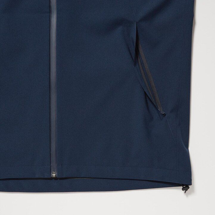 olive uniqlo blocktech 3d cut mens jackets