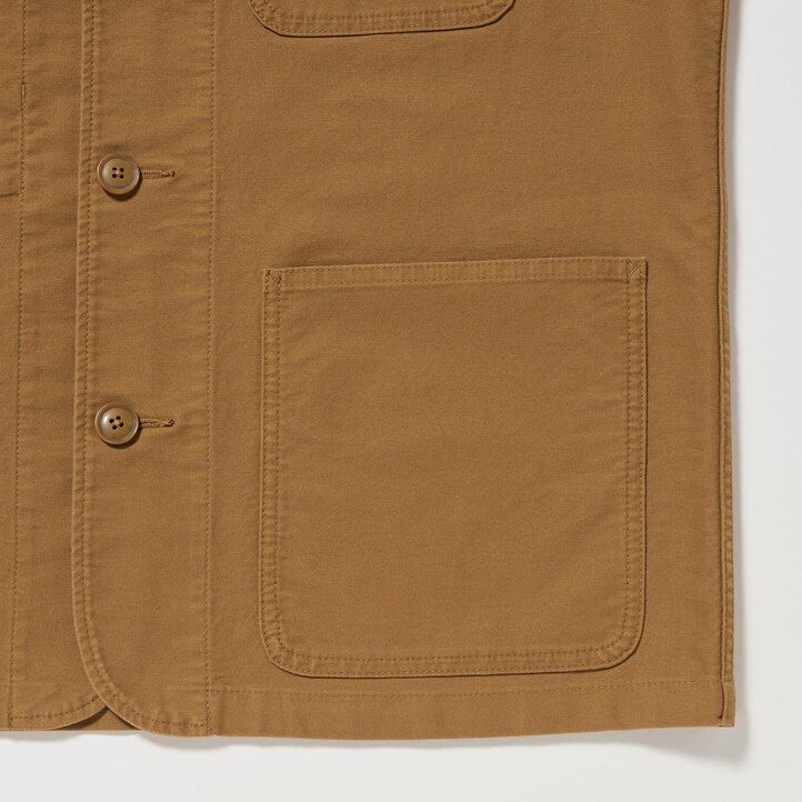 brown uniqlo utility mens jackets