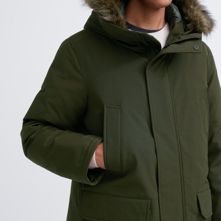mens uniqlo ultra warm hybrid down jackets black