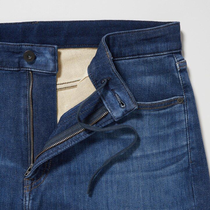 uniqlo ezy ultra stretch soft mens jeans black