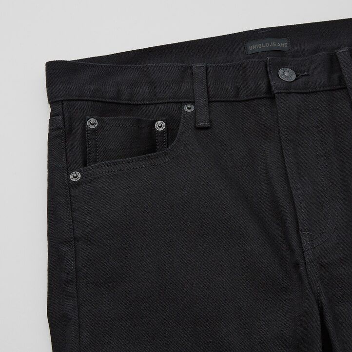 uniqlo selvedge stretch slim fit 2021 season mens jeans navy