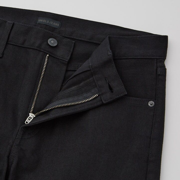 uniqlo selvedge stretch slim fit 2021 season mens jeans navy