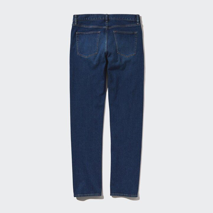 blue mens uniqlo slim fit jeans