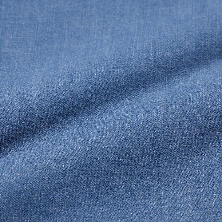 blue mens uniqlo relaxed fit ankle length jeans