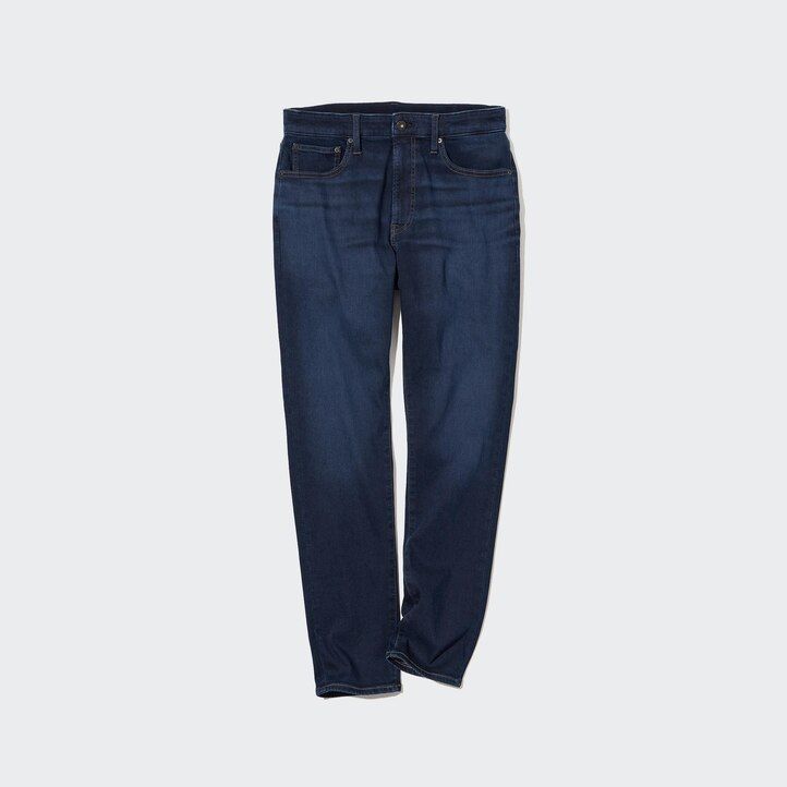 mens uniqlo ezy ultra stretch slim fit jeans blue