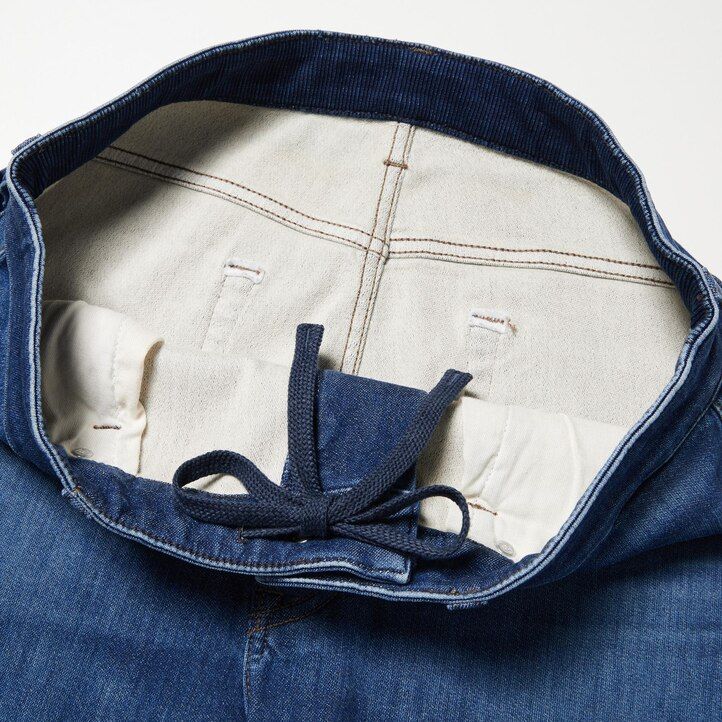 mens uniqlo ezy ultra stretch slim fit jeans blue