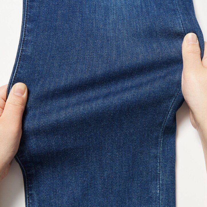 mens uniqlo ezy ultra stretch slim fit jeans blue