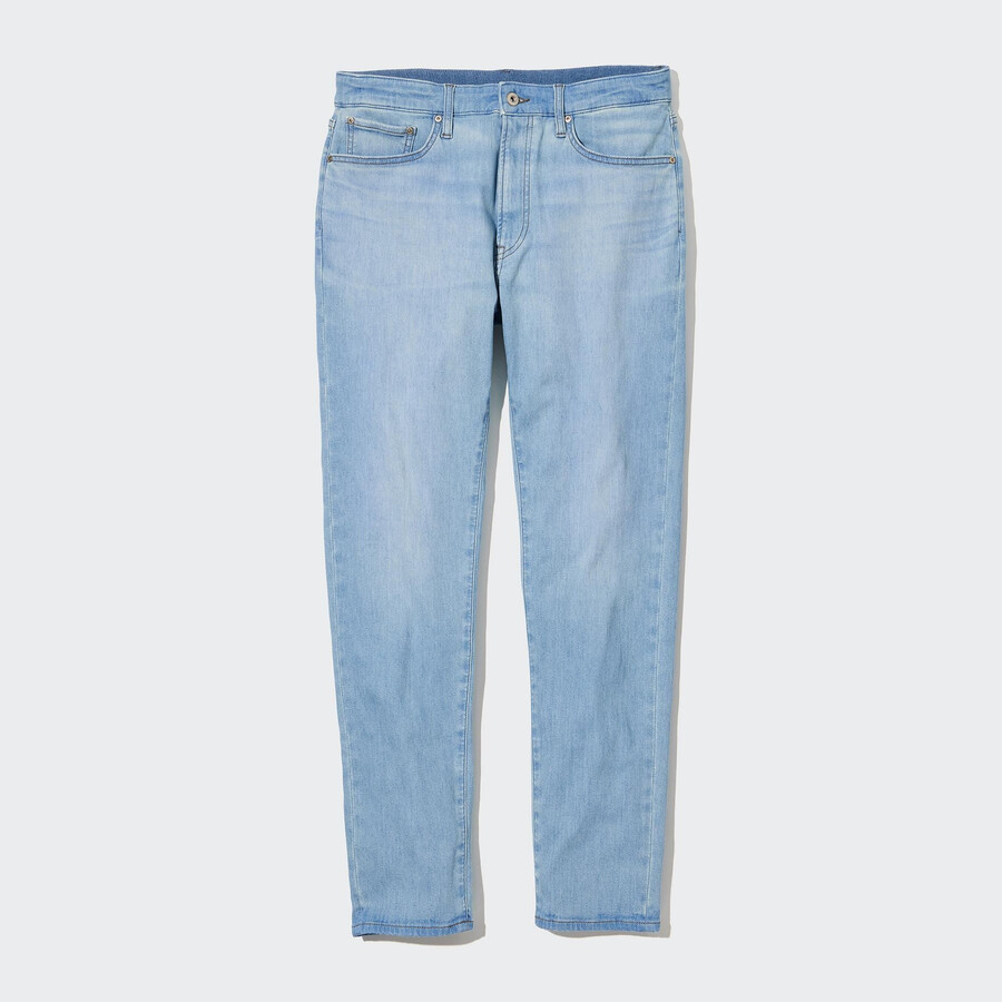 uniqlo ezy ultra stretch slim fit mens jeans blue