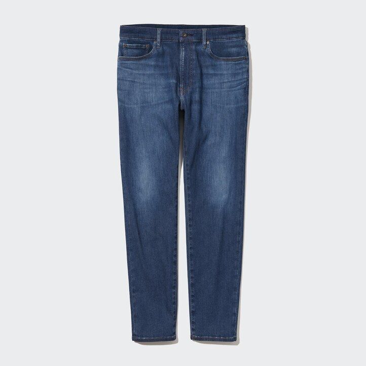 uniqlo ezy ultra stretch slim fit mens jeans blue