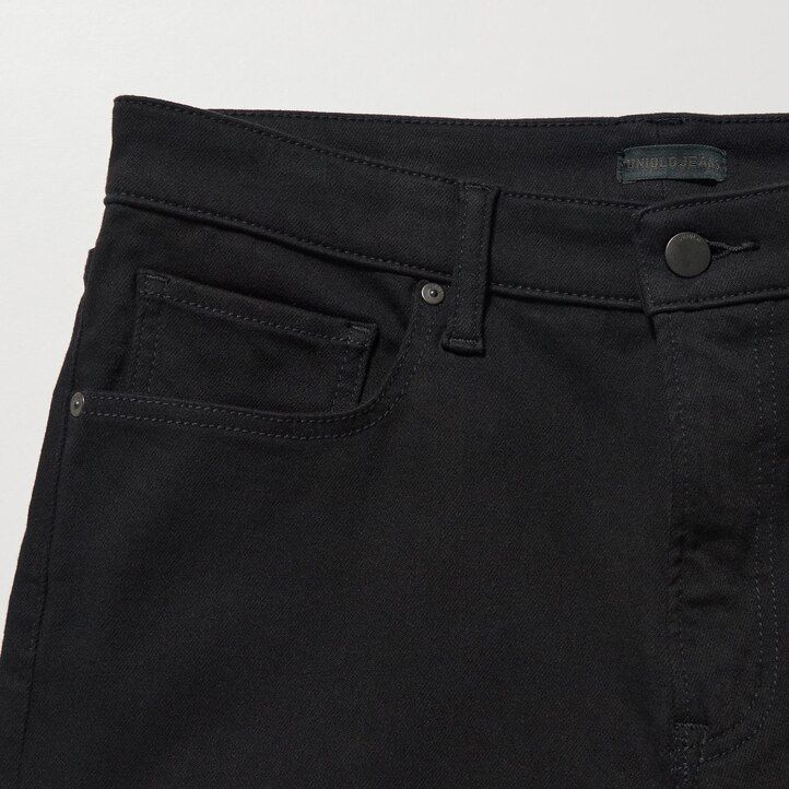 uniqlo ultra stretch skinny fit mens jeans black