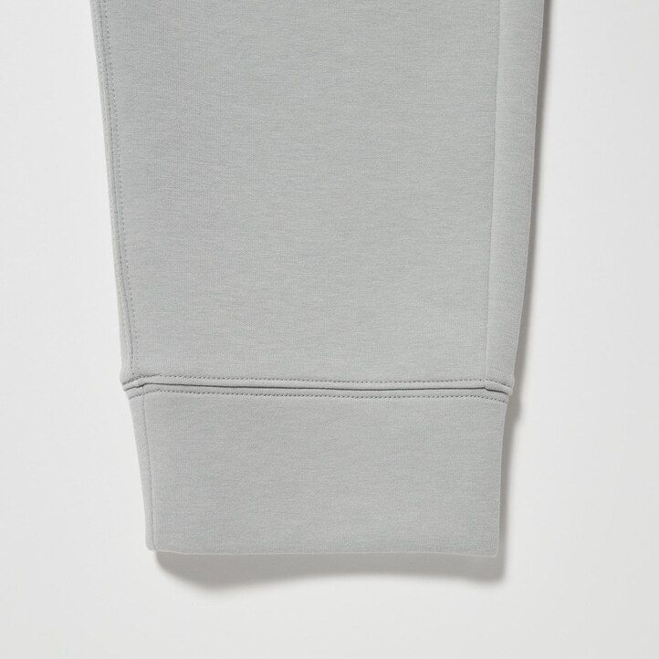 light grey mens uniqlo dry stretch joggers