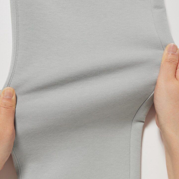 light grey uniqlo dry stretch mens joggers