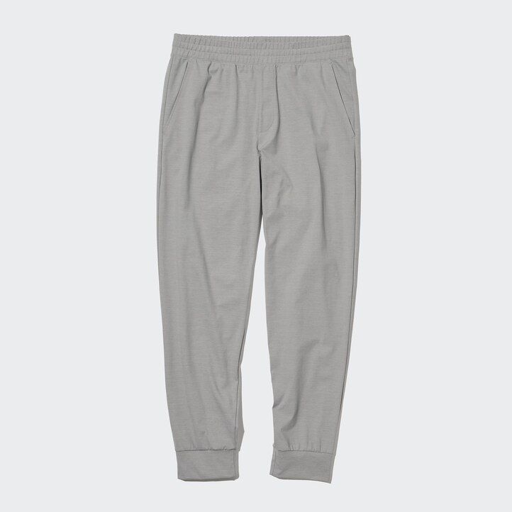 mens uniqlo ultra stretch dry ex joggers dark grey