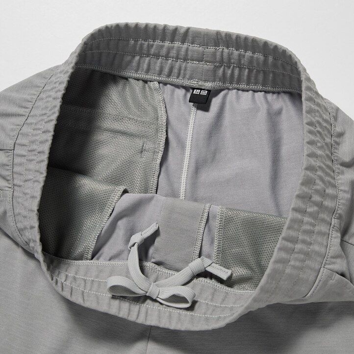 mens uniqlo ultra stretch dry ex joggers dark grey