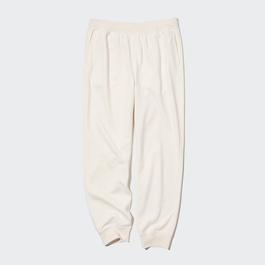 mens uniqlo joggers joggers white