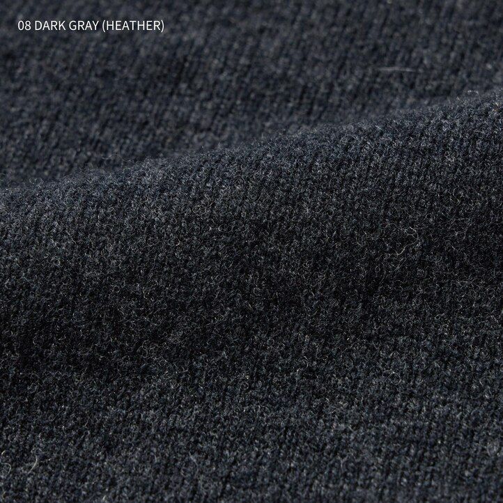 mens uniqlo premium lambswool v neck jumpers grey