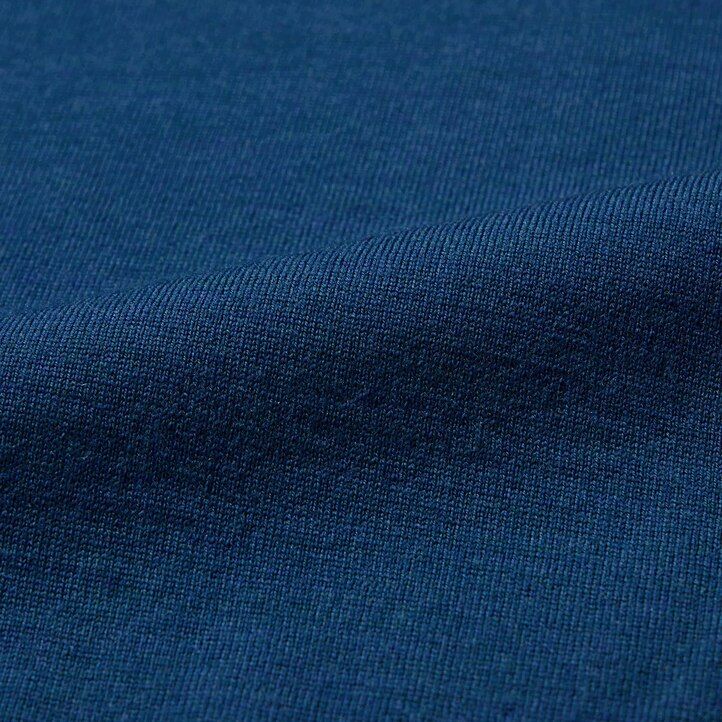 uniqlo 100pct extra fine merino half zipped mens jumpers navy