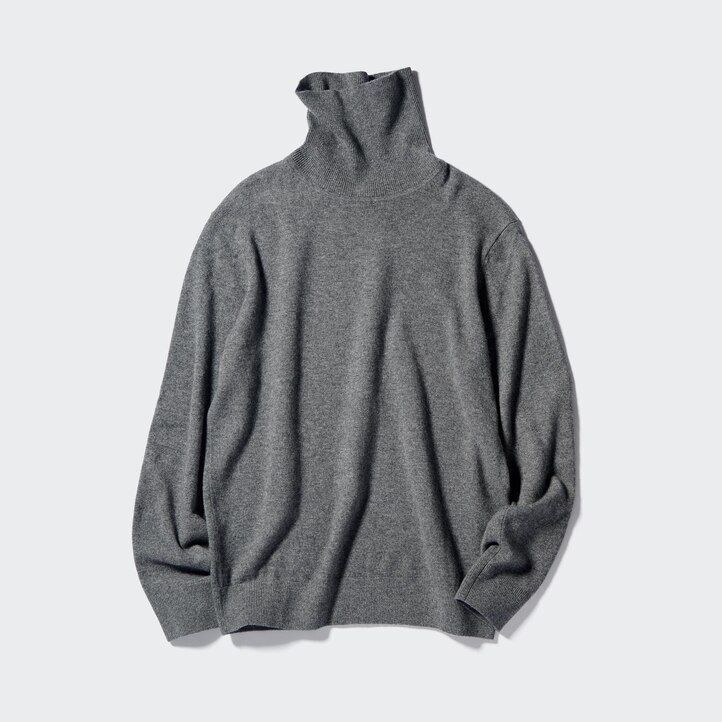 burgundy mens uniqlo 100pctshmere jumpers