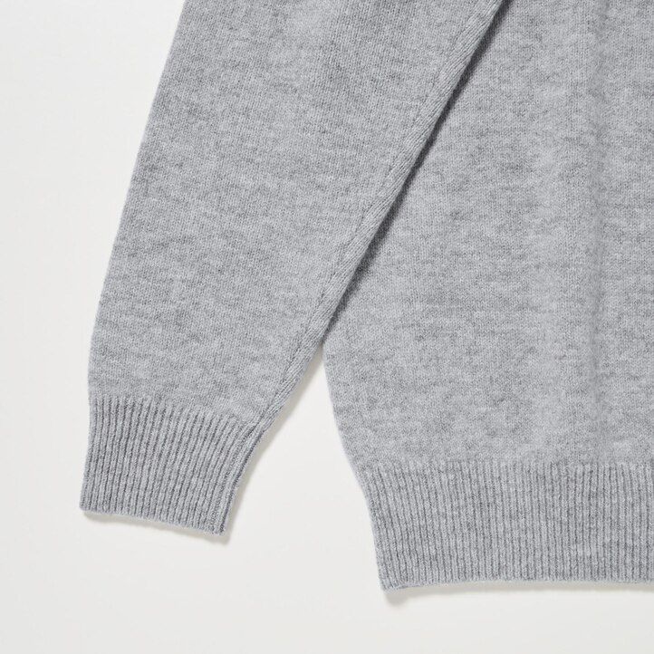 uniqlo premium lambswool mens jumpers blue